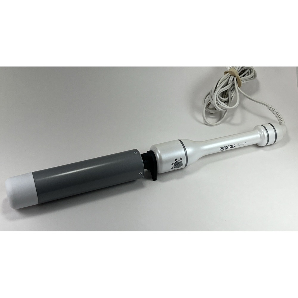 JILBERE Nano Silver Ceramic Clipless 1.25" Curling Iron Wand Conair JBNS150CS